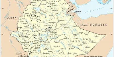Agencja mapowanie Etiopii 